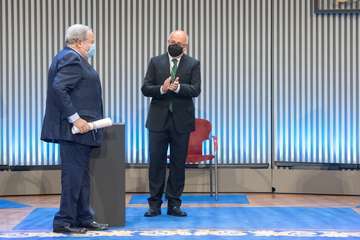 Ceremonia de entrega de Honores y Distinciones 2021 del Cabildo de Gran Canaria/TA.